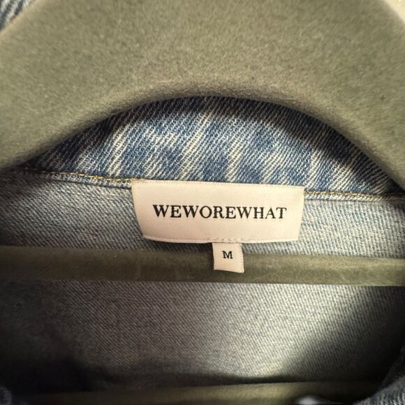 WeWoreWhat Blue Denim Romper - Picture 7 of 7